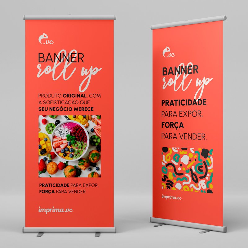 Banner Roll Up - LONA - 0,80x2,00m