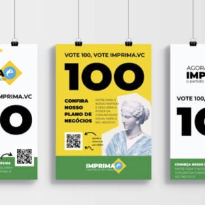 Placa de Divulgação em Papel Fotográfico