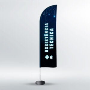 Wind Banner Loja de Celular - Faca - 3,50m