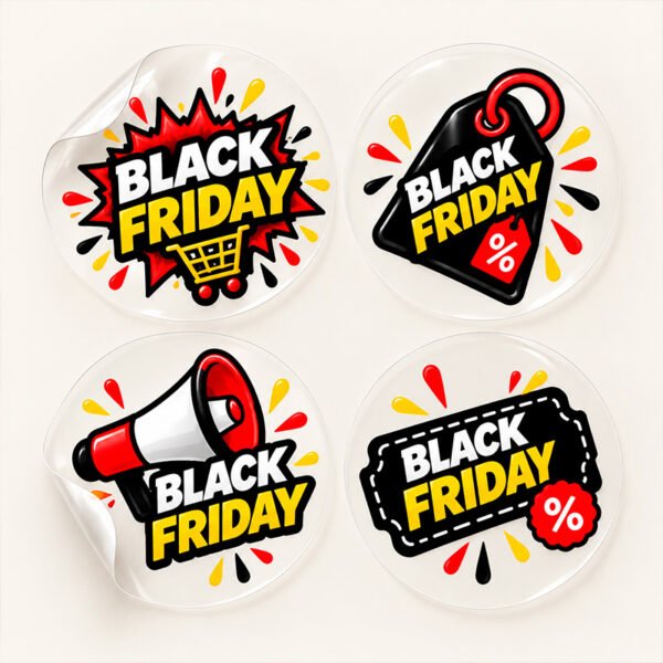 Adesivos Variados Black Friday - Modelo 2