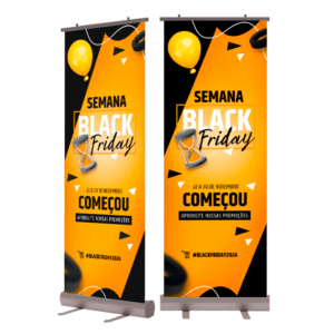 Banner Roll Up - Modelo 1 | Black Friday