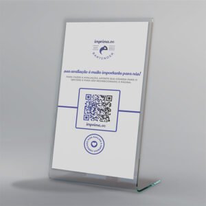 Porta Folhas em L - Acrílico Transparente A5 - 15x21cm <br> #Kit com 5 unidades