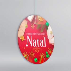 Móbile de Teto <br> 🔴 Kit com 5 unid - Modelo 1 <br> ~Especial de Natal~