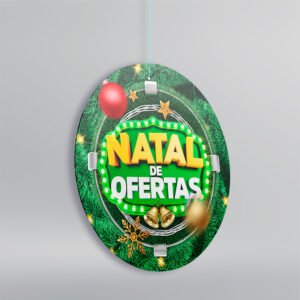 Móbile de Teto <br> 🔴 Kit com 5 unid - Modelo 3 <br> ~Especial de Natal~