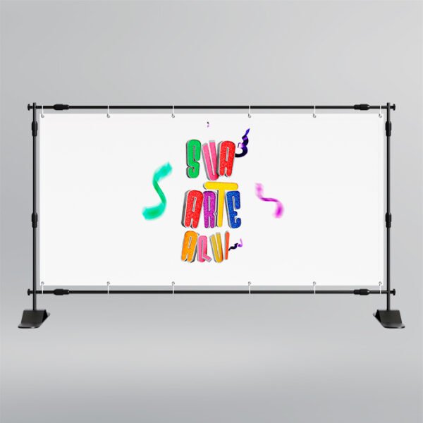 Lona para Backdrop - Personalizado - 3,00x2,50m | Carnaval - Imagem 2