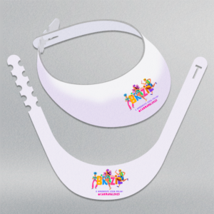 Viseiras de Aba - Papel Duplex 300g - Design Exclusivo - Modelo 2 -  27x17,6cm | Carnaval