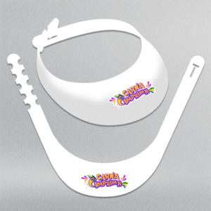 Viseiras de Aba - Papel Duplex 300g - Personalizada - 27x17,6cm | Carnaval