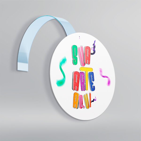 Wobbler Promocional - Personalizado - 10x10cm | Carnaval - Imagem 2
