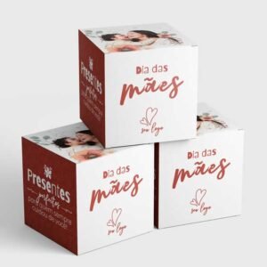 Cubo Expositor Promocional - Linha Clássicos <br>#Kit com 5 unidades