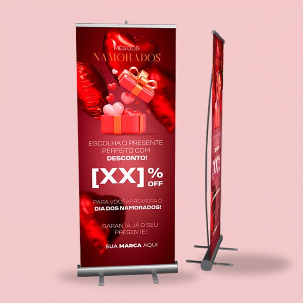 Banner Roll Up - Modelo 4 - Lona