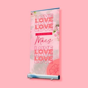 Banner Roll Up - Linha Rosal - Modelo 2 - Em Lona