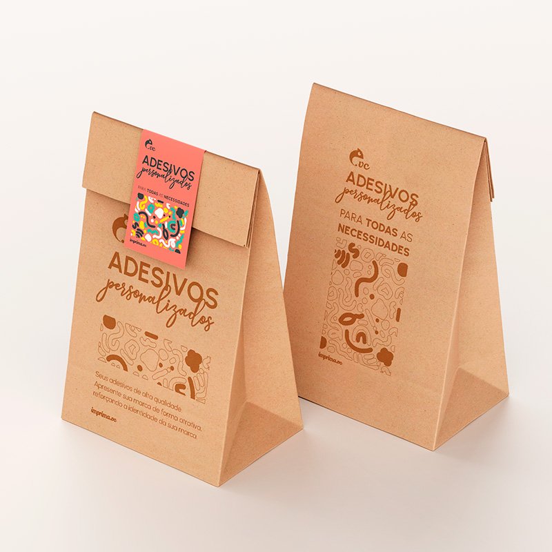 Adesivo Branco Personalizado - Imagem 4