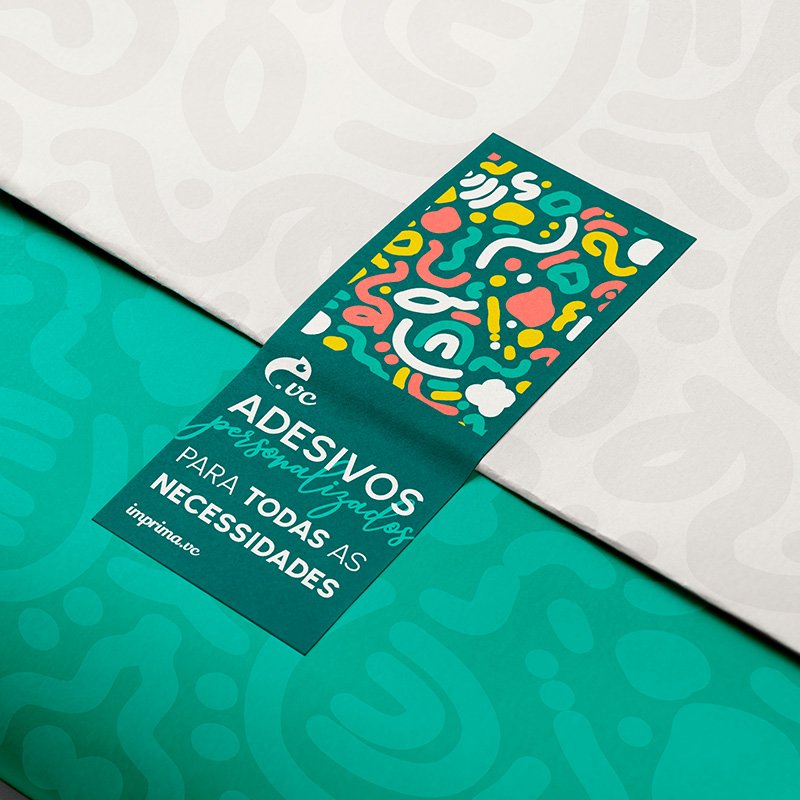 Adesivo Branco Personalizado - Imagem 3